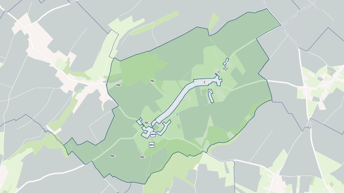 Aperçu cartographique de Flers, centré sur la commune