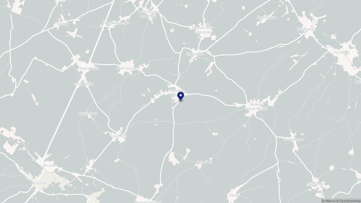 Aperçu cartographique de Fontaine-l'Étalon, centré sur la commune