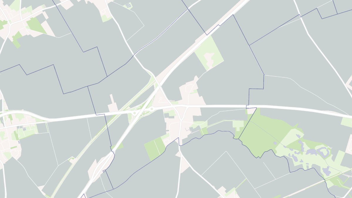 Aperçu cartographique de Fresnes-lès-Montauban, centré sur la commune