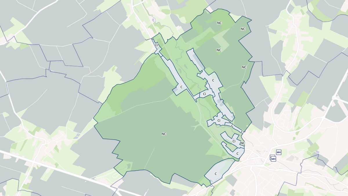 Aperçu cartographique de Gauchin-Verloingt, centré sur la commune