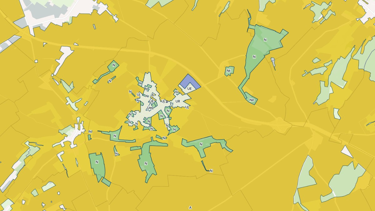 Aperçu cartographique de Gouy-Saint-André, centré sur la commune