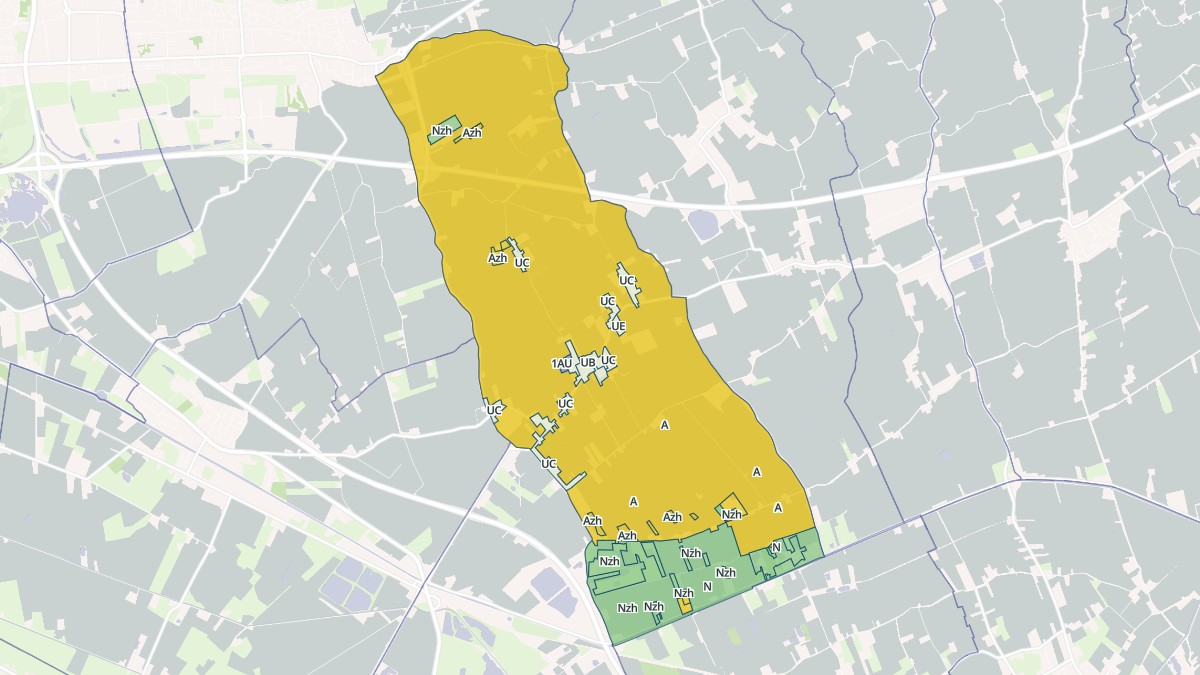 Aperçu cartographique de Guemps, centré sur la commune