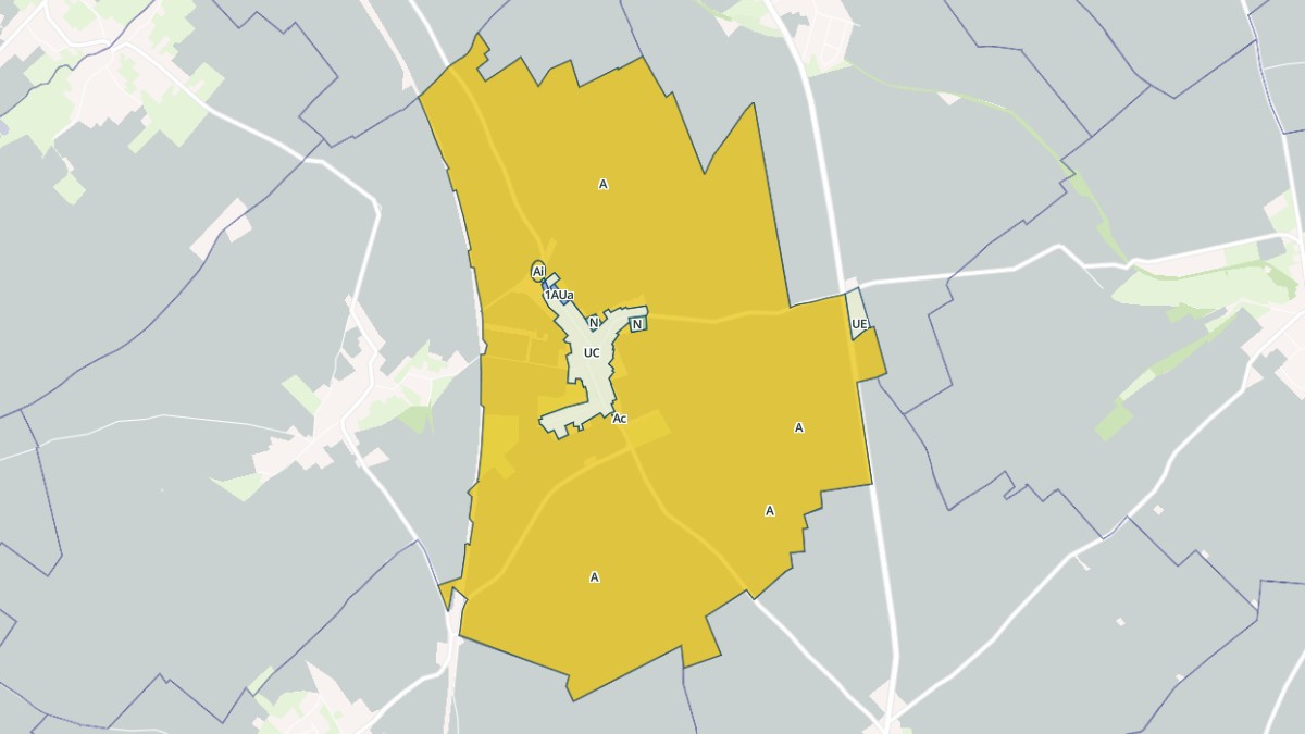 Aperçu cartographique de Hamelincourt, centré sur la commune