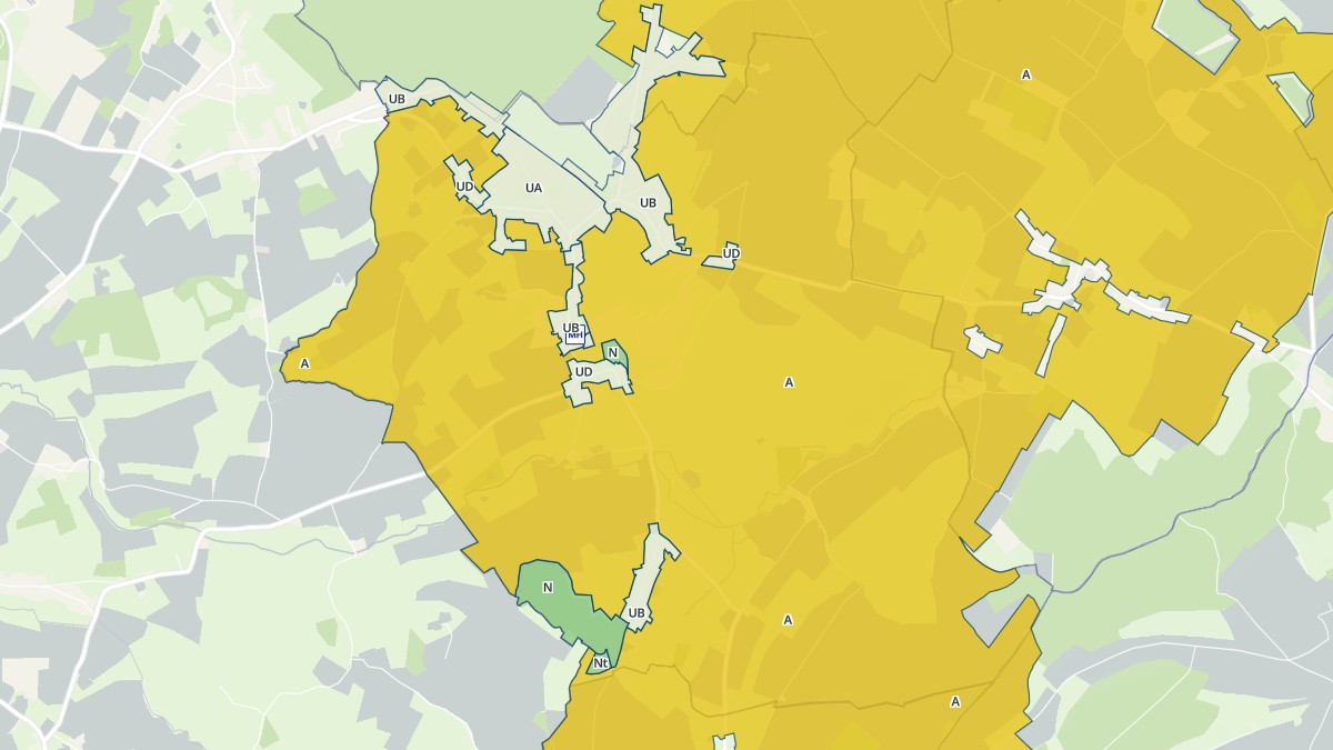 Aperçu cartographique de Hardinghen, centré sur la commune
