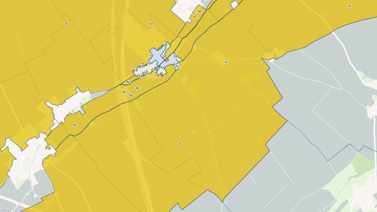 Aperçu cartographique de Héninel, centré sur la commune