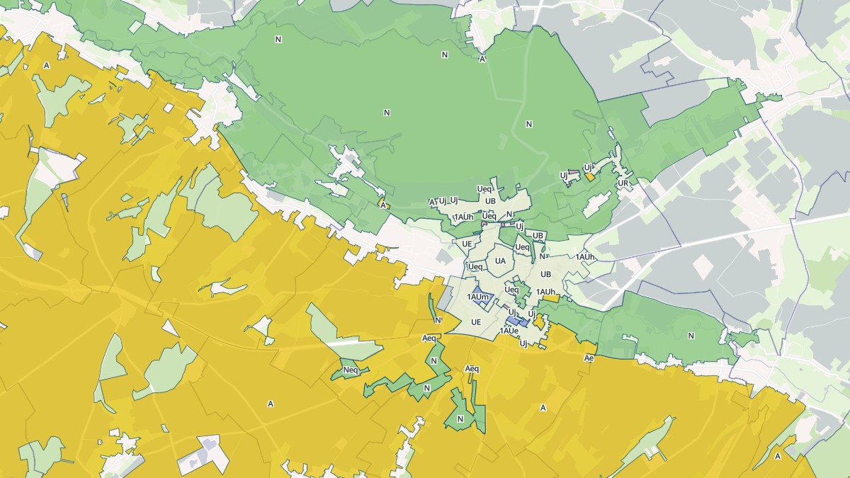 Aperçu cartographique de Hesdin-la-Forêt, centré sur la commune