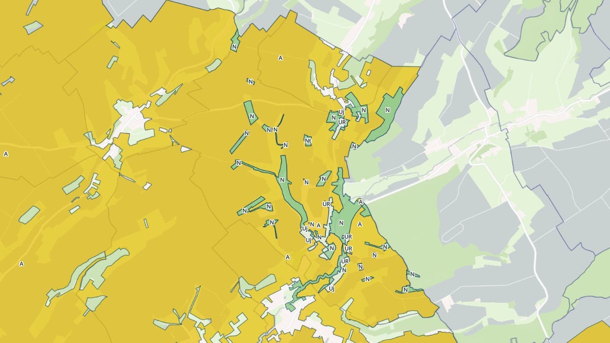 Aperçu cartographique de Hesmond, centré sur la commune