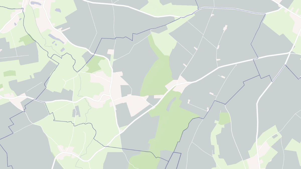 Aperçu cartographique de Hézecques, centré sur la commune
