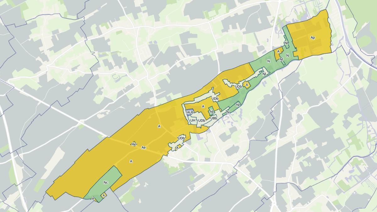 Aperçu cartographique de Houlle, centré sur la commune