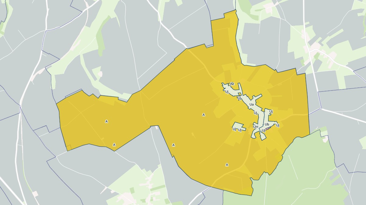 Aperçu cartographique de Ivergny, centré sur la commune