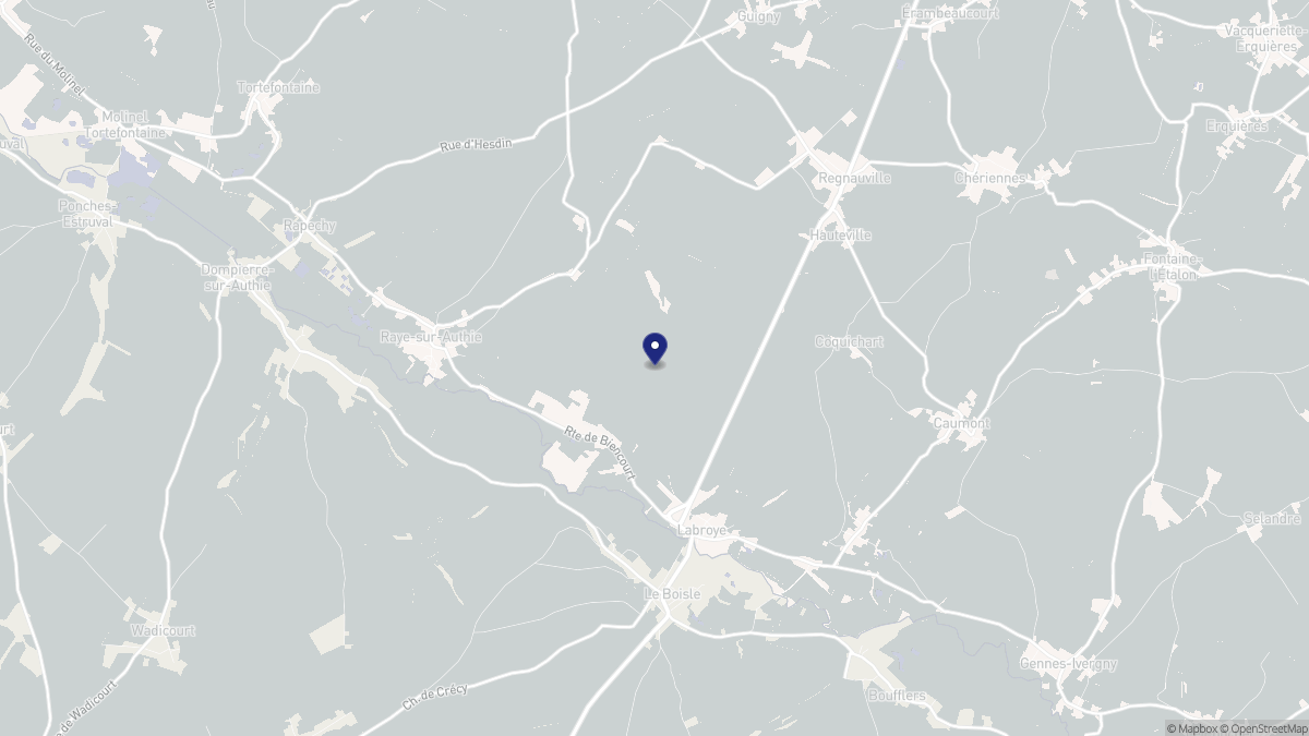 Aperçu cartographique de Labroye, centré sur la commune