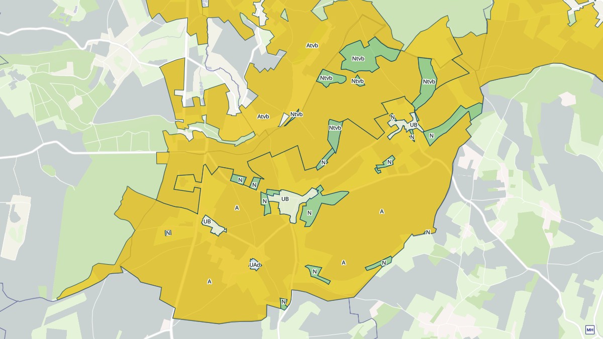 Aperçu cartographique de Lacres, centré sur la commune