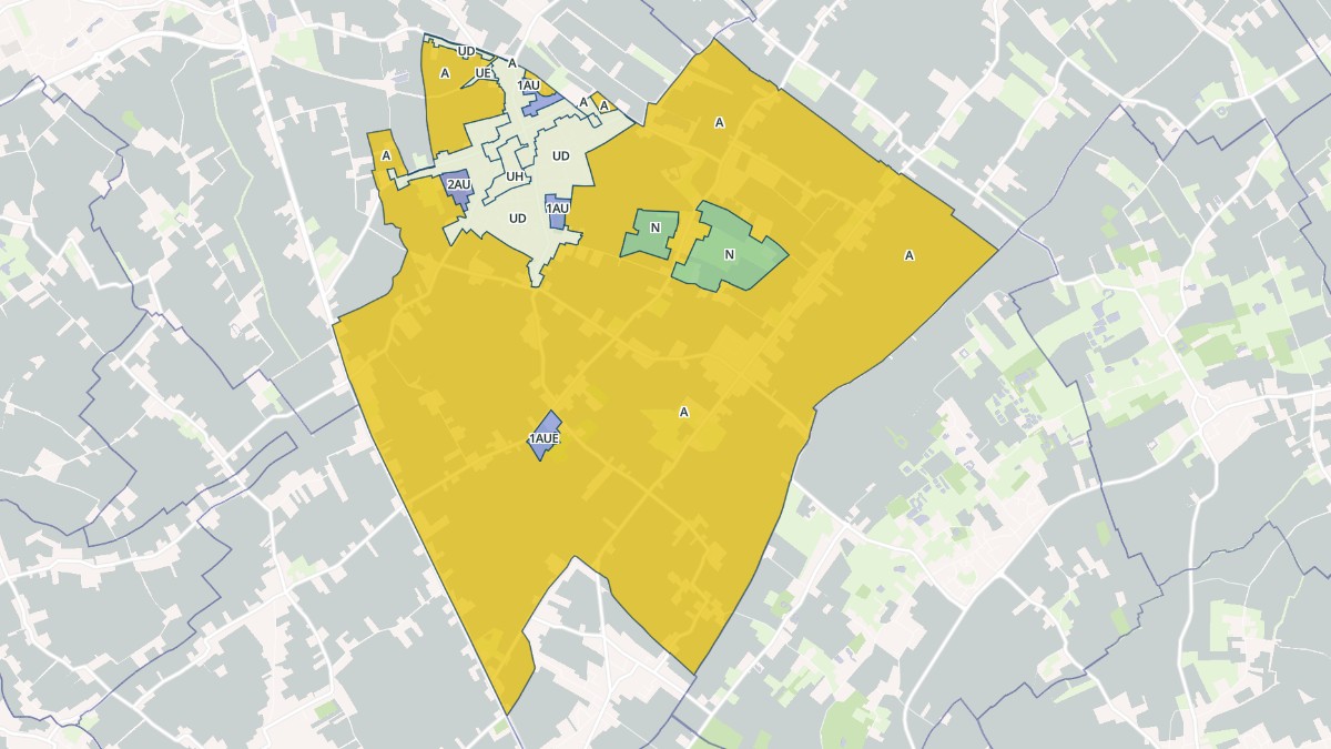 Aperçu cartographique de Laventie, centré sur la commune