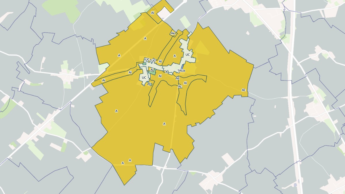 Aperçu cartographique de Ligny-Thilloy, centré sur la commune