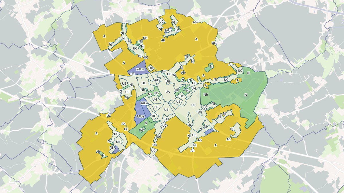Aperçu cartographique de Lillers, centré sur la commune