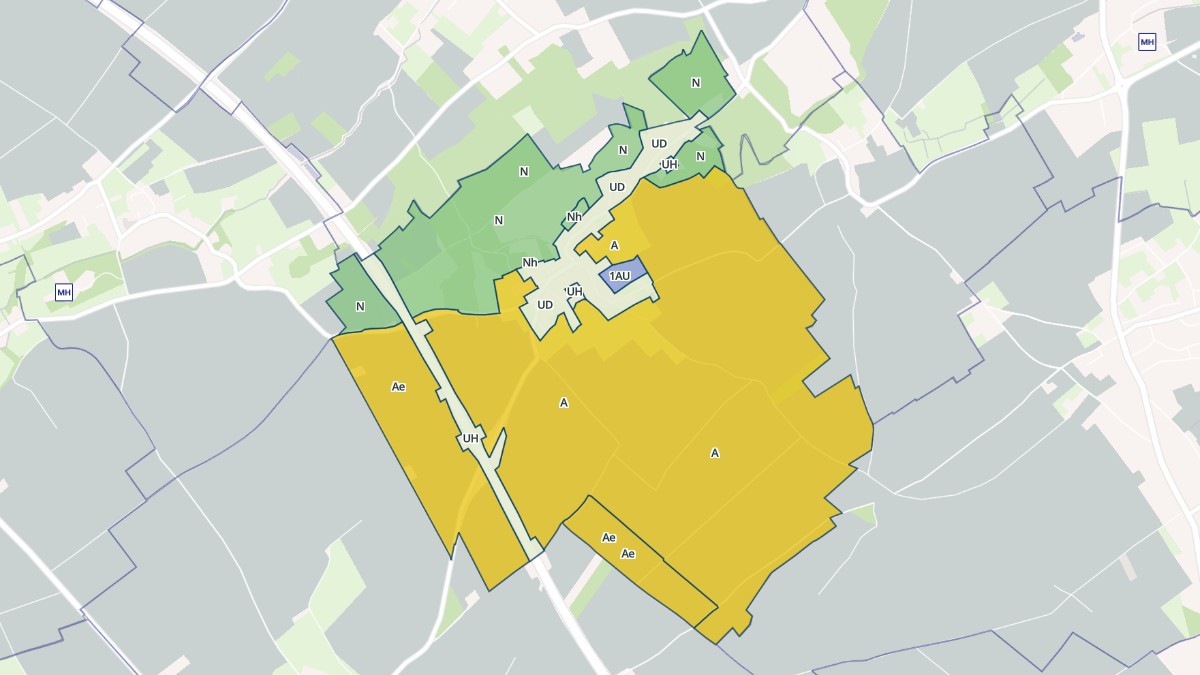 Aperçu cartographique de Linghem, centré sur la commune
