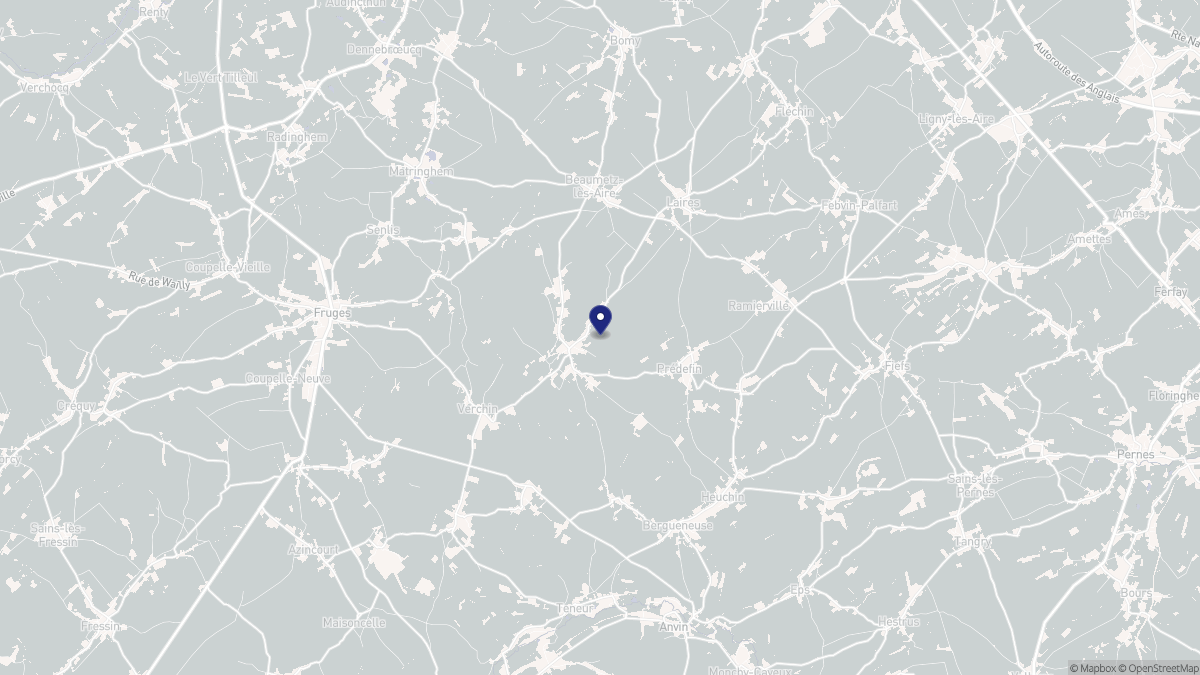 Aperçu cartographique de Lisbourg, centré sur la commune