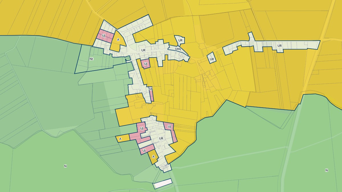 Aperçu cartographique de La Loge, centré sur la commune