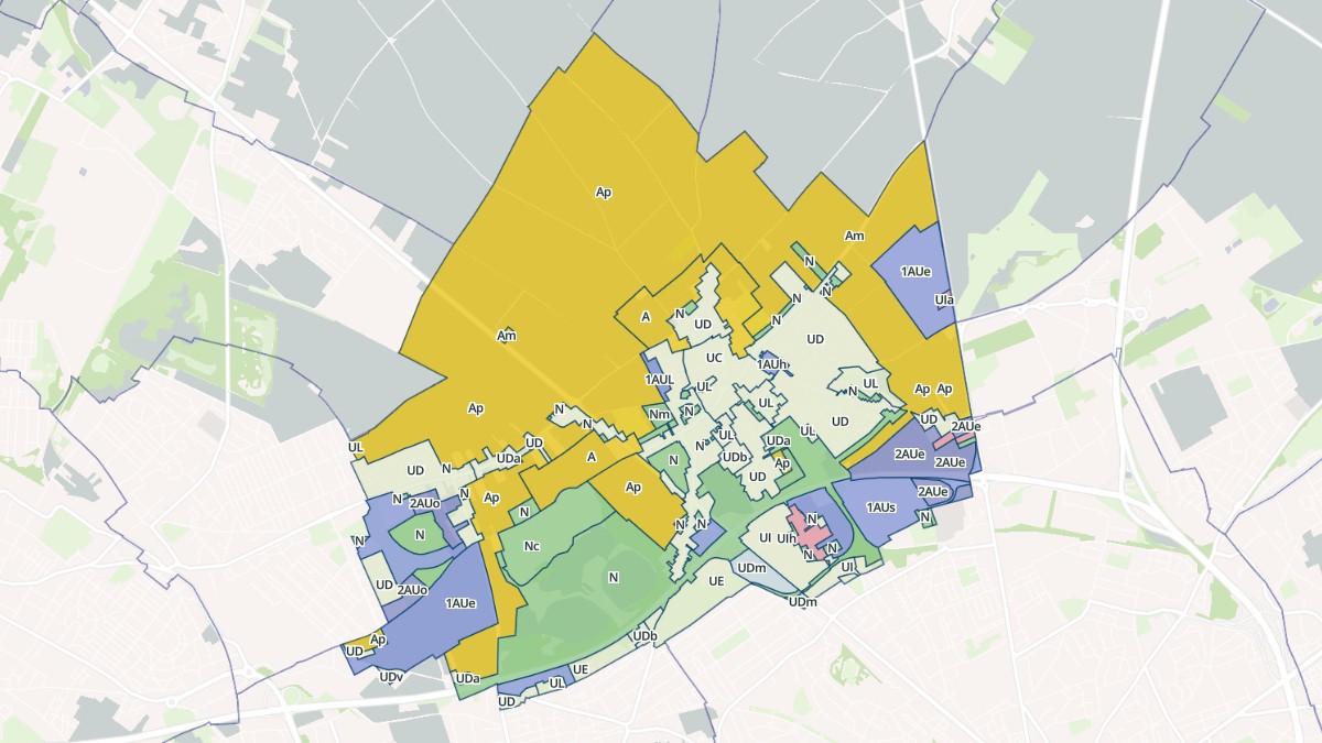 Aperçu cartographique de Loos-en-Gohelle, centré sur la commune