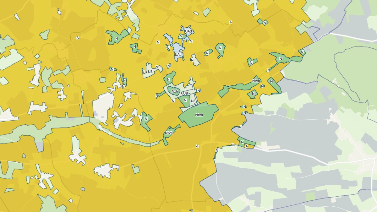 Aperçu cartographique de Lottinghen, centré sur la commune