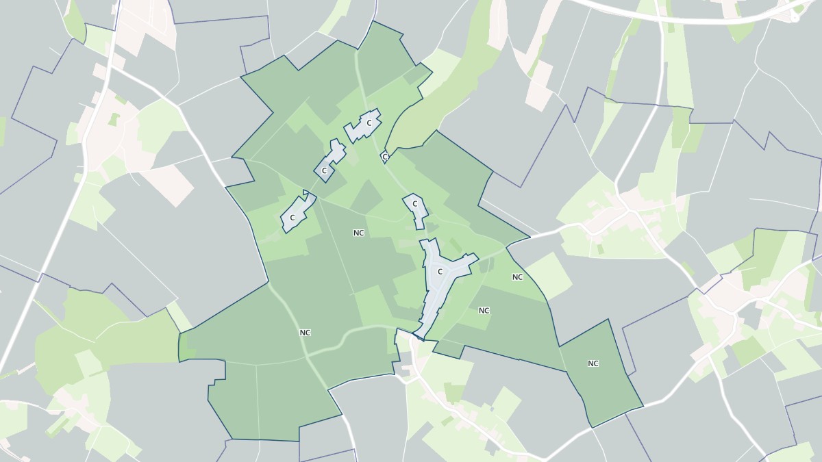 Aperçu cartographique de Maisnil, centré sur la commune