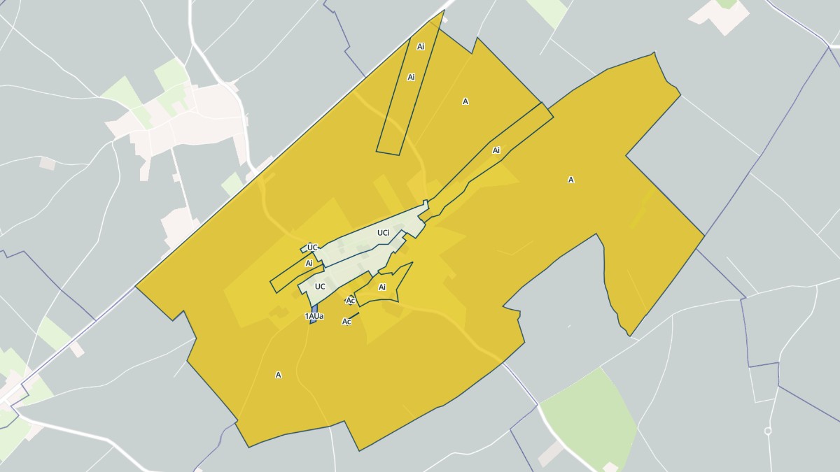 Aperçu cartographique de Martinpuich, centré sur la commune