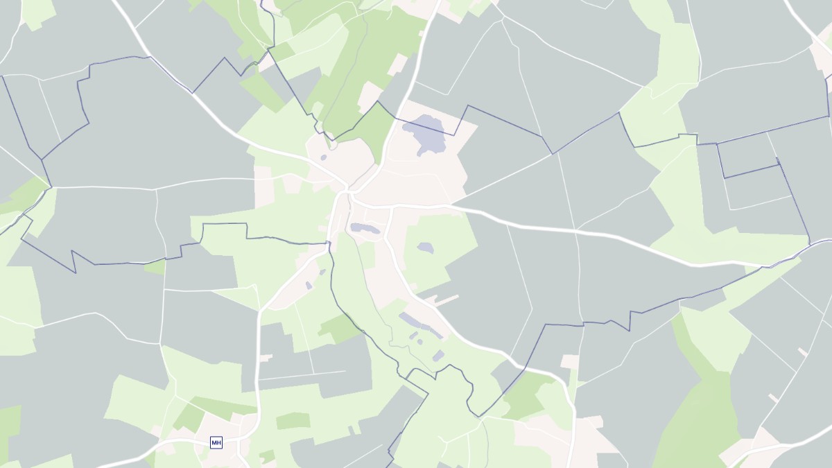 Aperçu cartographique de Matringhem, centré sur la commune