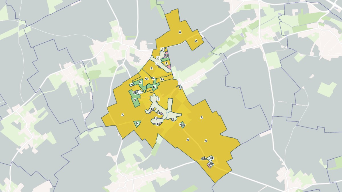 Aperçu cartographique de Montenescourt, centré sur la commune