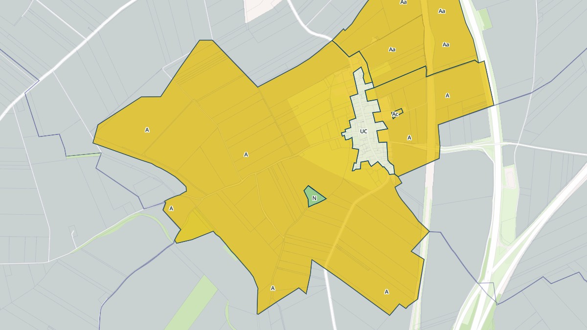 Aperçu cartographique de Morval, centré sur la commune