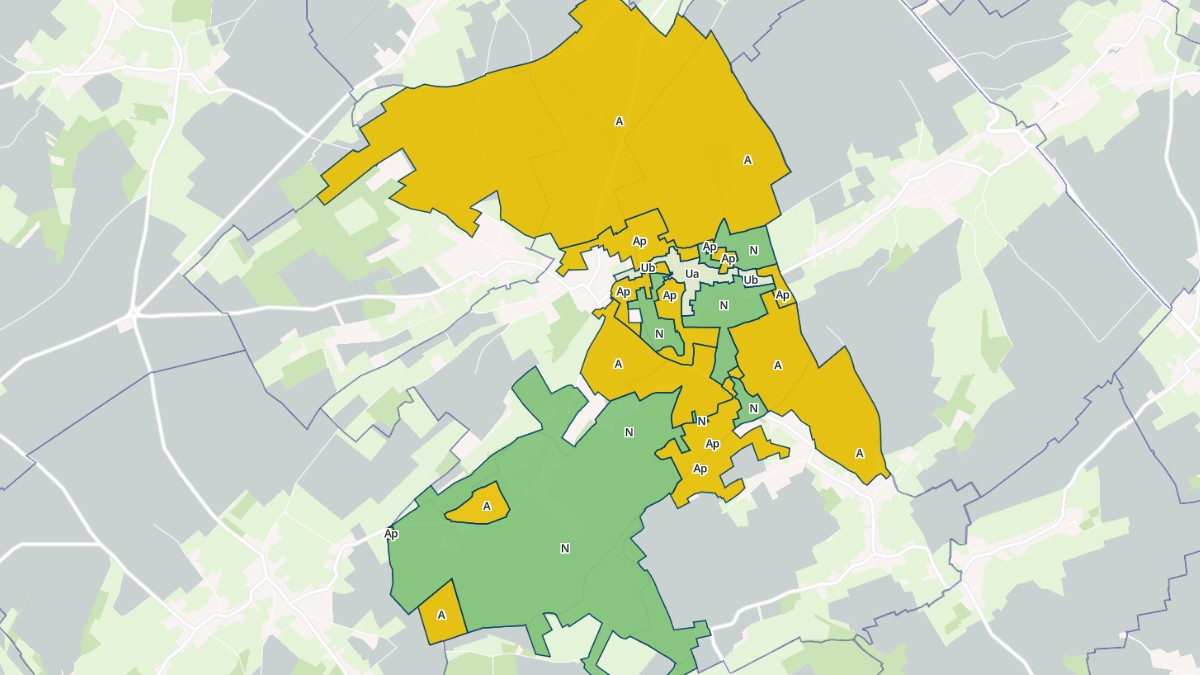 Aperçu cartographique de Nédon, centré sur la commune