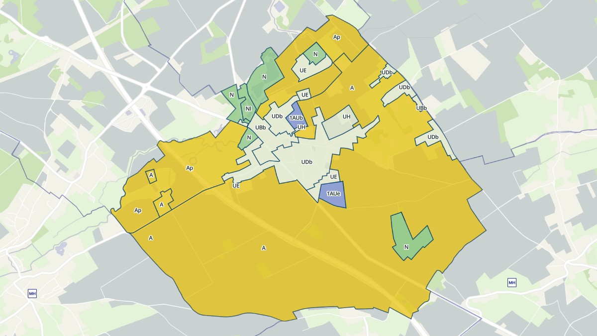 Aperçu cartographique de Nordausques, centré sur la commune