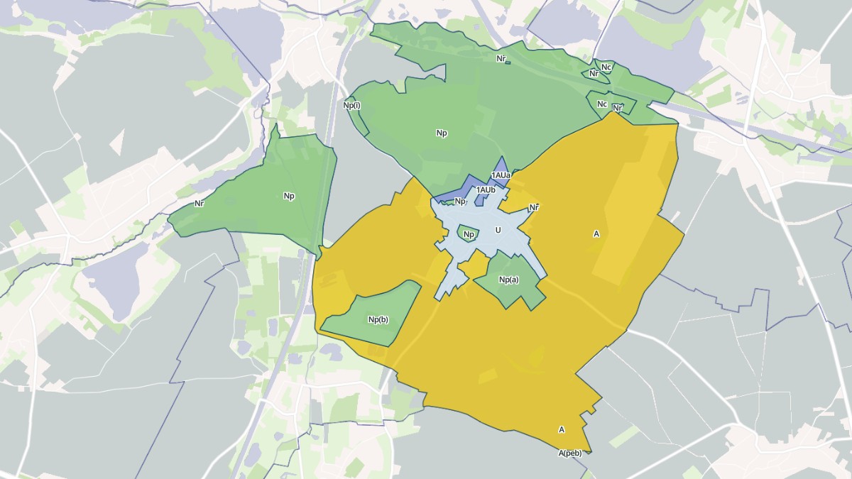 Aperçu cartographique de Oisy-le-Verger, centré sur la commune