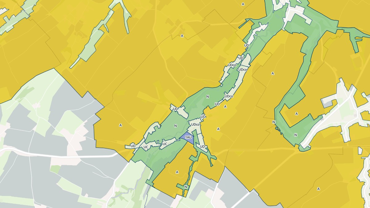 Aperçu cartographique de Ouve-Wirquin, centré sur la commune