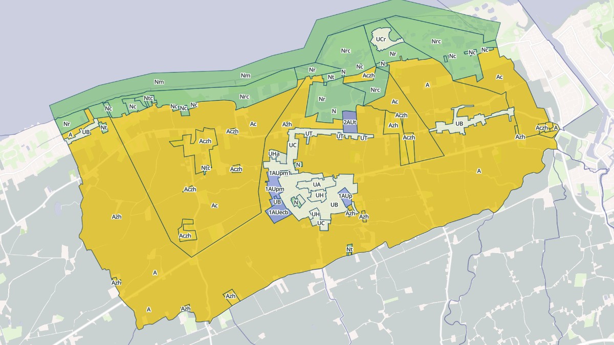 Aperçu cartographique de Oye-Plage, centré sur la commune