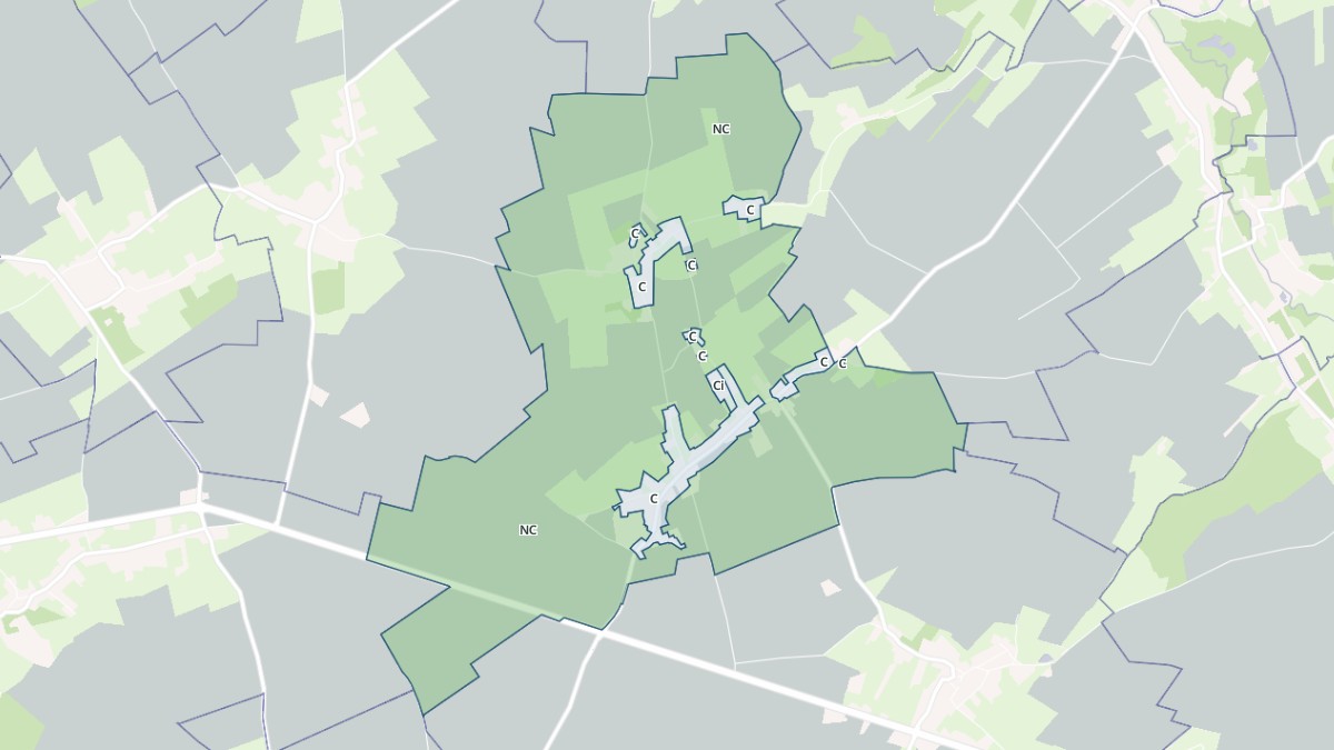 Aperçu cartographique de Pierremont, centré sur la commune