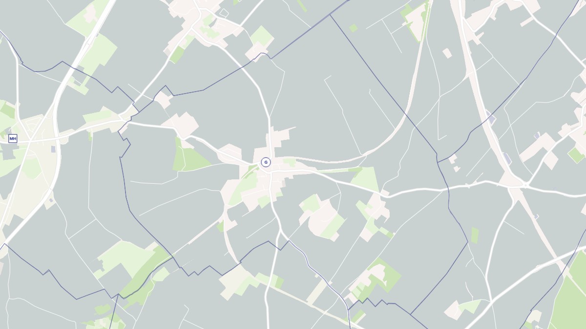Aperçu cartographique de Pihen-lès-Guînes, centré sur la commune