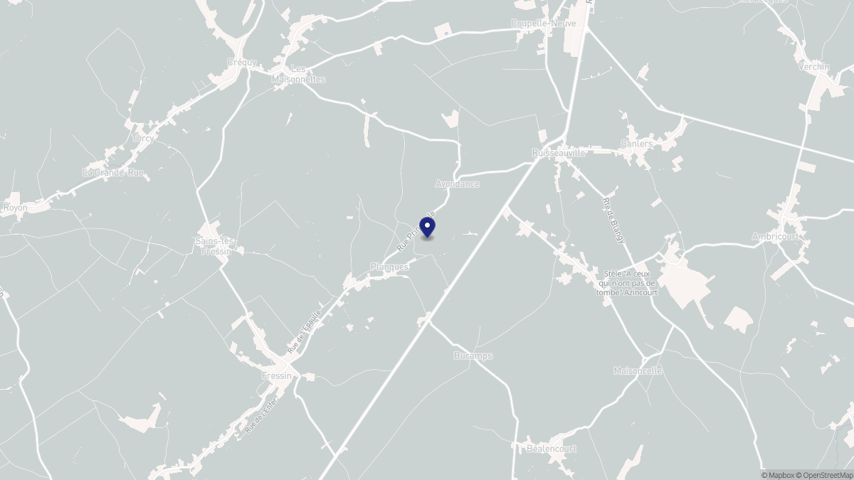 Aperçu cartographique de Planques, centré sur la commune