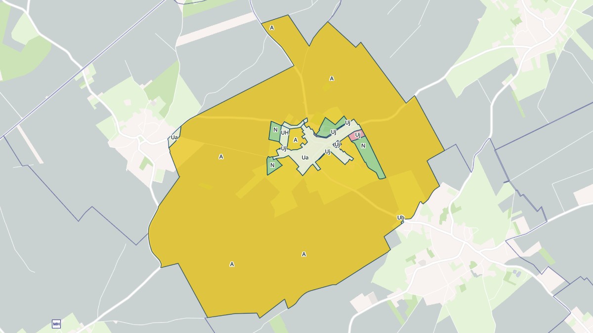 Aperçu cartographique de Pommier, centré sur la commune