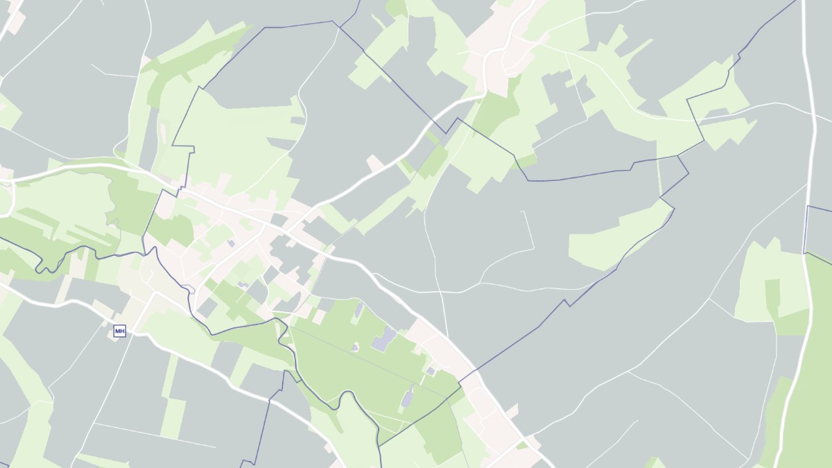Aperçu cartographique de Le Ponchel, centré sur la commune