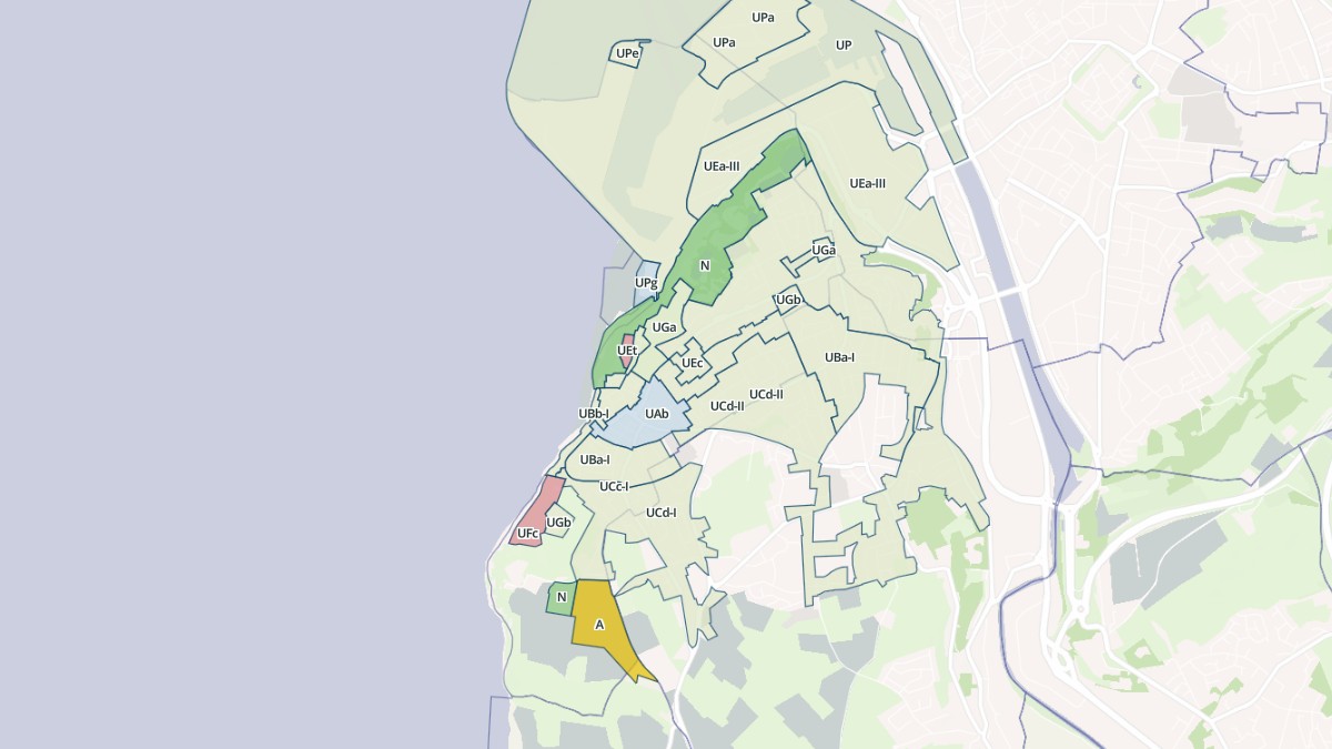 Aperçu cartographique de Le Portel, centré sur la commune