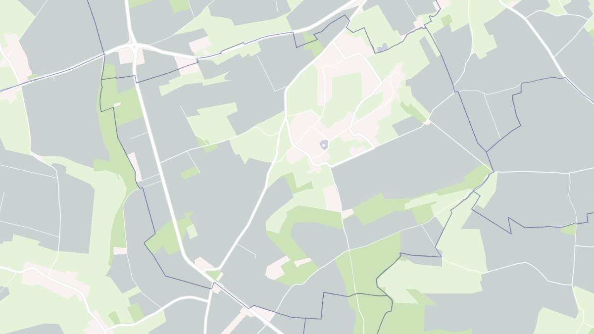 Aperçu cartographique de Radinghem, centré sur la commune