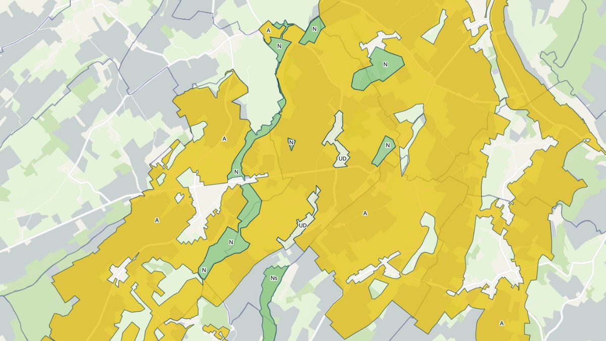 Aperçu cartographique de Rebergues, centré sur la commune