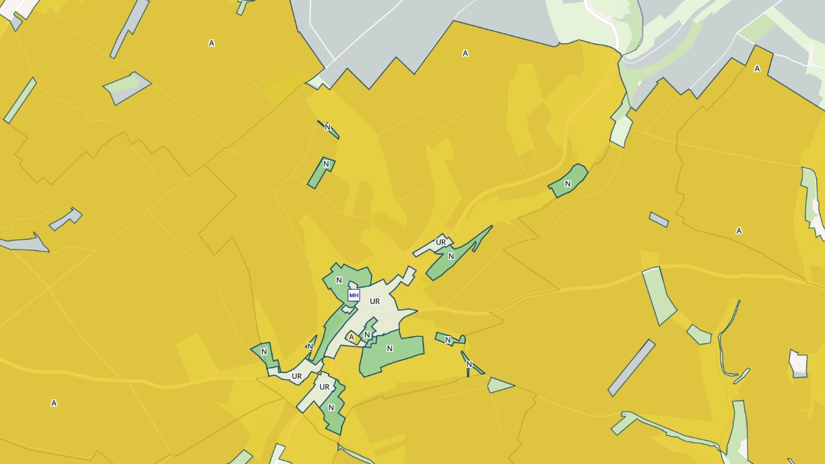 Aperçu cartographique de Saint-Denœux, centré sur la commune