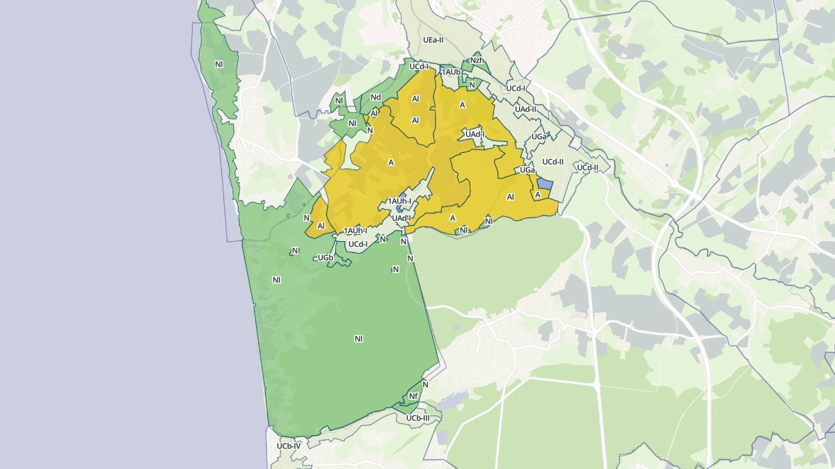 Aperçu cartographique de Saint-Étienne-au-Mont, centré sur la commune