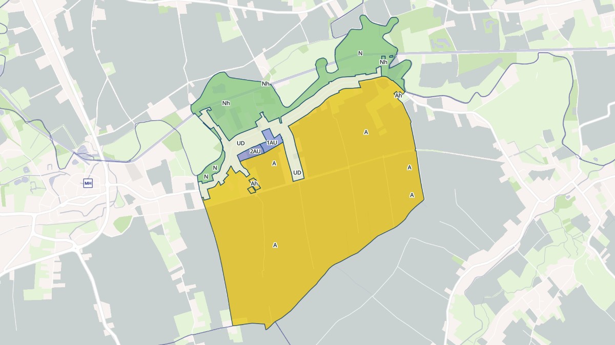 Aperçu cartographique de Saint-Floris, centré sur la commune