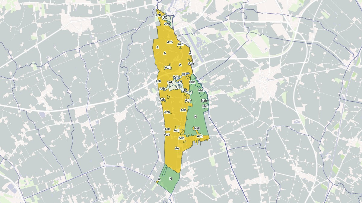 Aperçu cartographique de Saint-Folquin, centré sur la commune