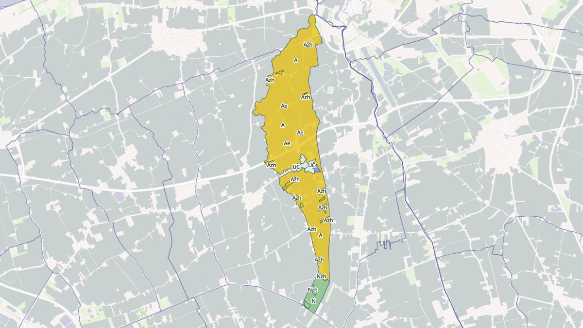 Aperçu cartographique de Saint-Omer-Capelle, centré sur la commune