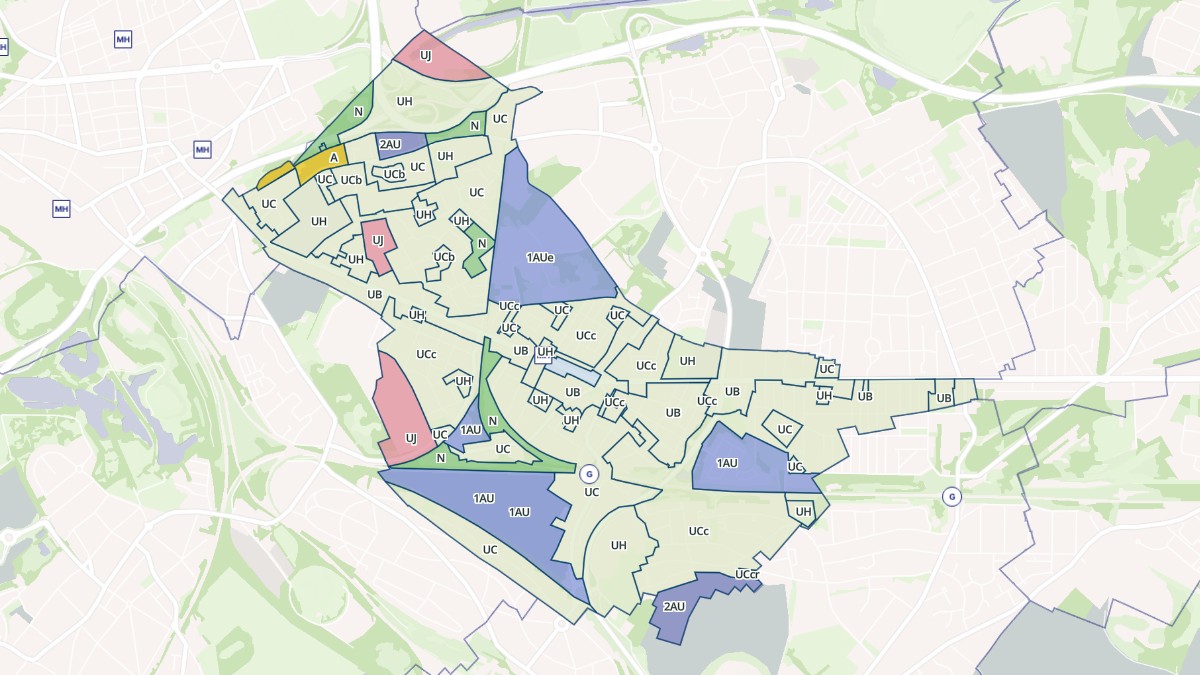 Aperçu cartographique de Sallaumines, centré sur la commune
