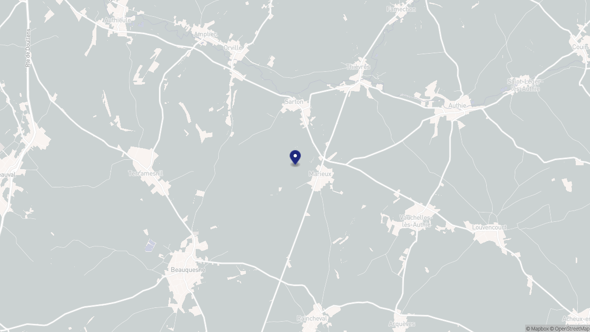 Aperçu cartographique de Sarton, centré sur la commune