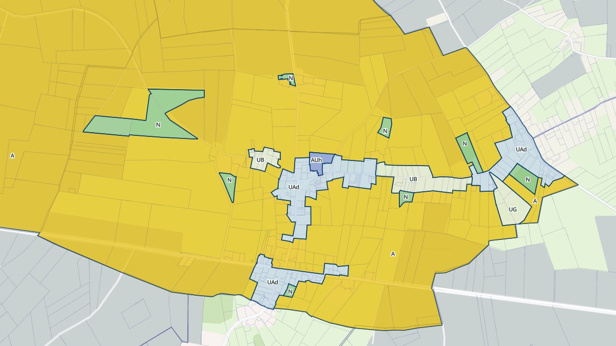 Aperçu cartographique de Senlecques, centré sur la commune